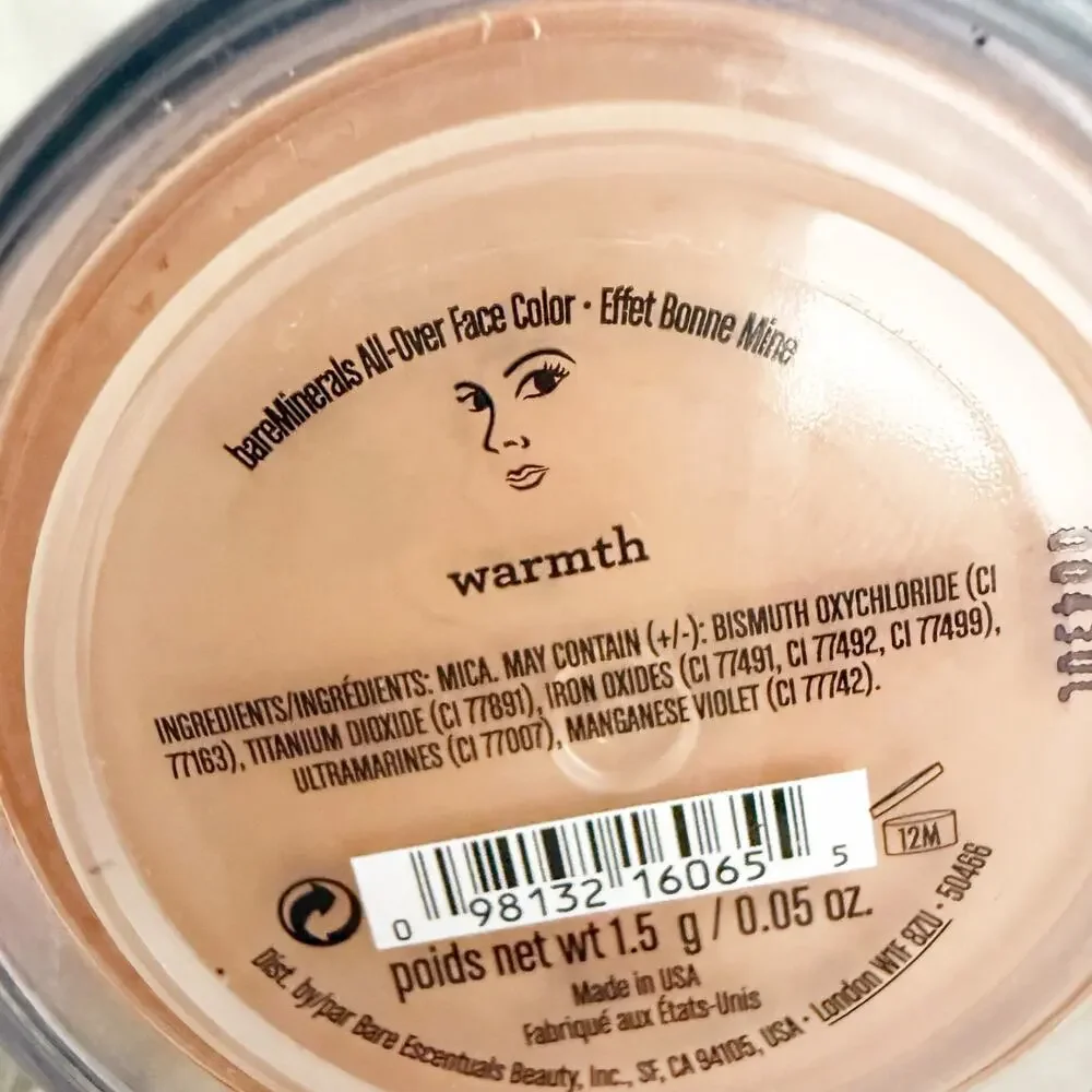 BARE MINERALS | Face Bronzer Loose Powder Blendable Natural Glow | 1.5g / 0.05oz